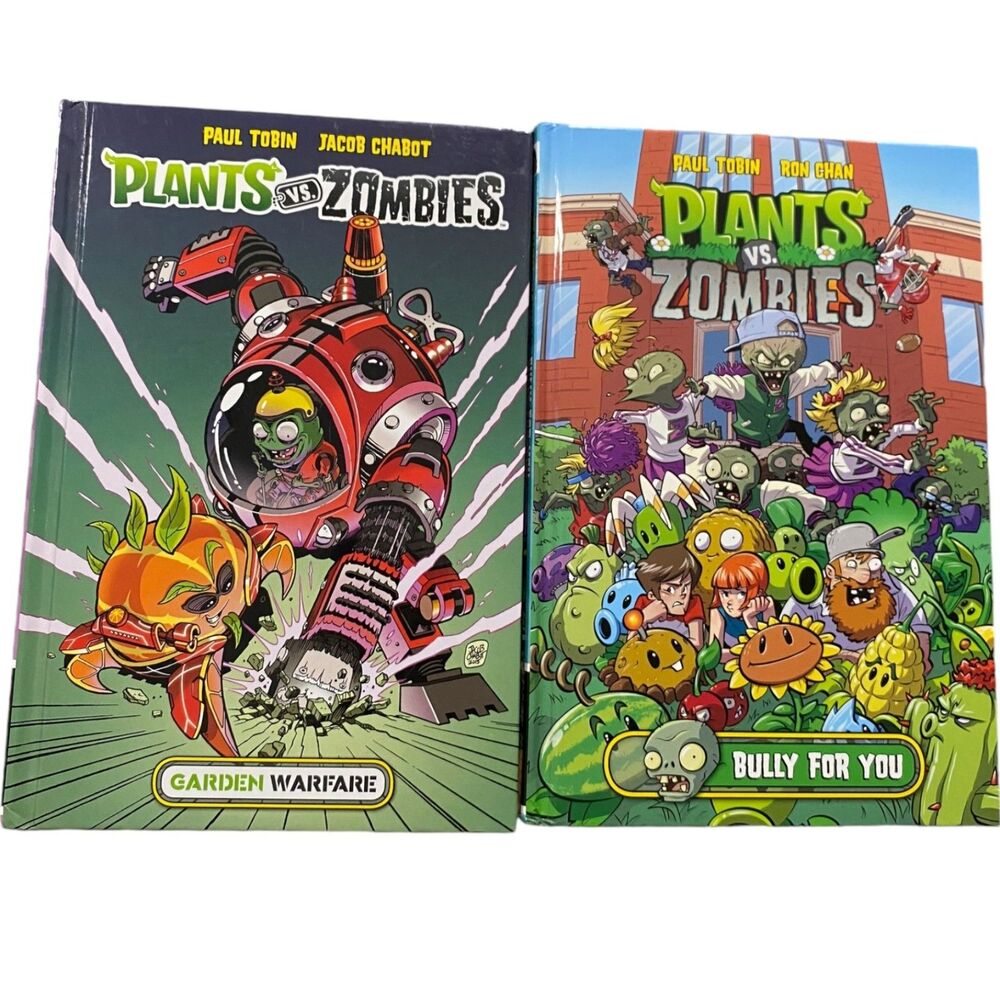 Plants vs. Zombies Hardcover: Bully For You & Garden Warfare Lot Set of 2